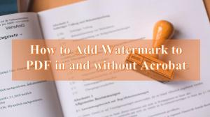 how to add watermark to PDF_topic